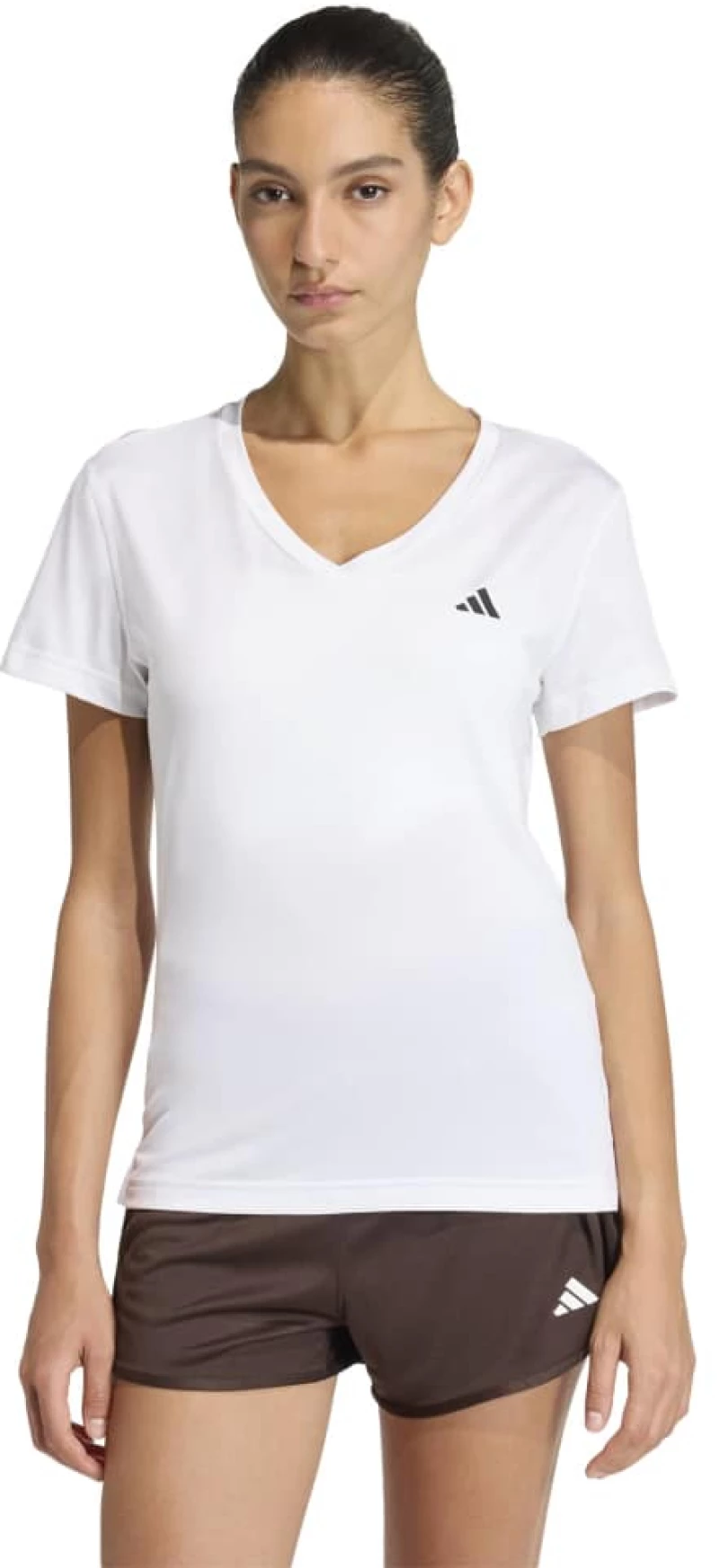 adidas WE MIN V NK TEE KB9595 ADIDAS Λευκό
