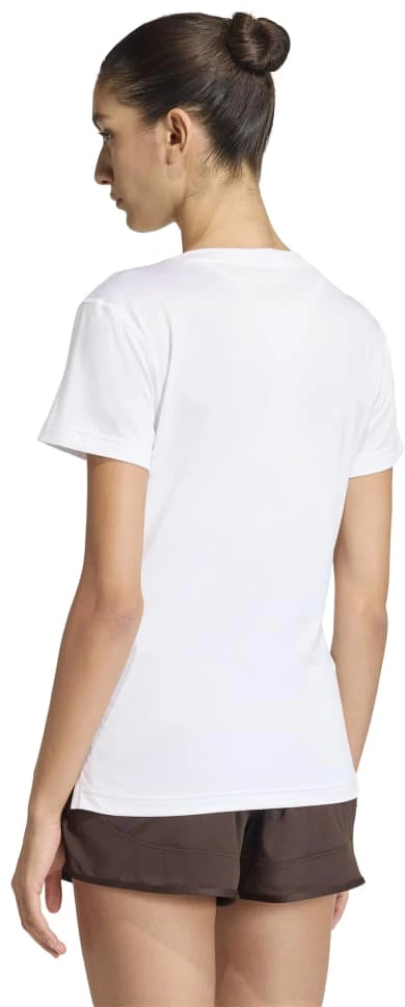 adidas WE MIN V NK TEE KB9595 ADIDAS Λευκό