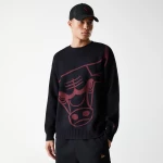 NEW ERA NBA KNIT SWEATER CHIBUL  BLK 60684339 NEW ERA Μαύρο