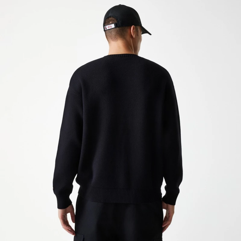 NEW ERA NBA KNIT SWEATER CHIBUL  BLK 60684339 NEW ERA Μαύρο