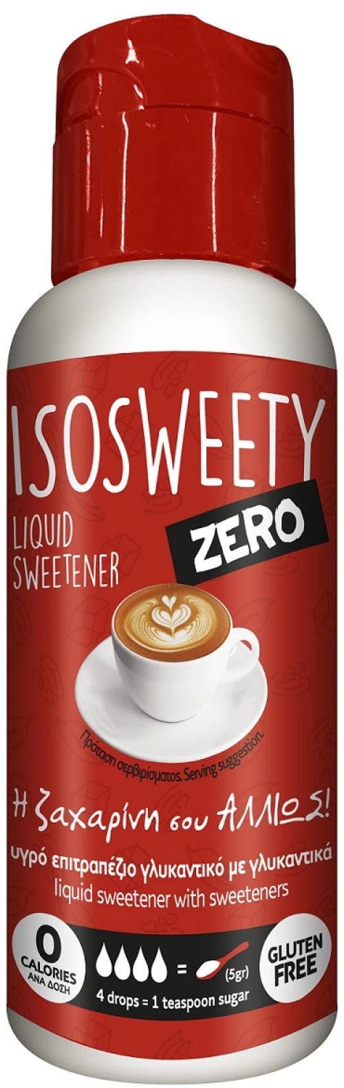 Γλυκαντικό Υγρό Isosweety Zero 60ml