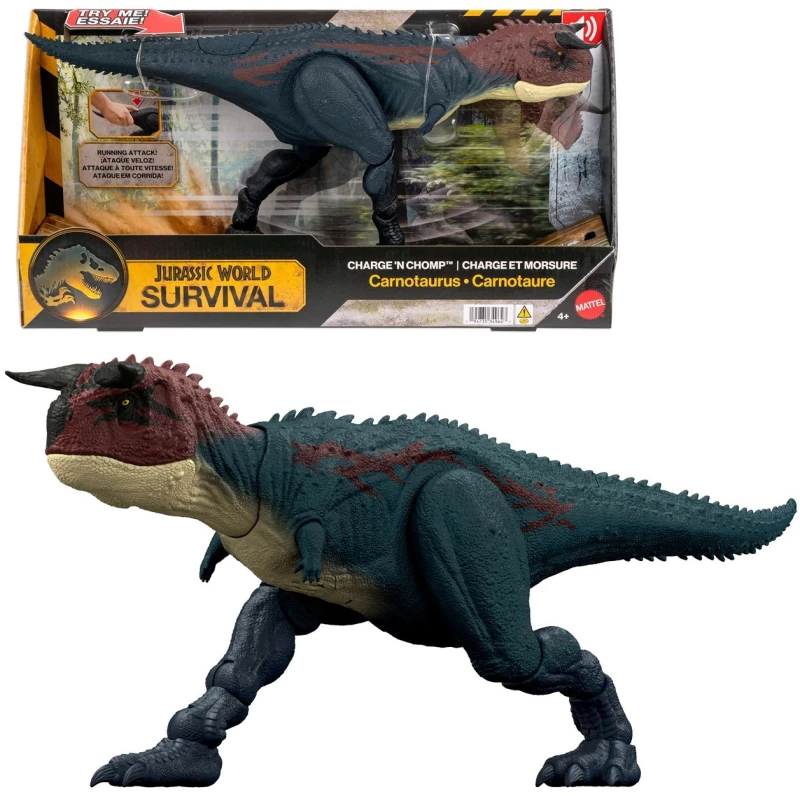 Mattel Jurassic World Survival: Carnotaurus - Charge 'N Chomp (JKG85)