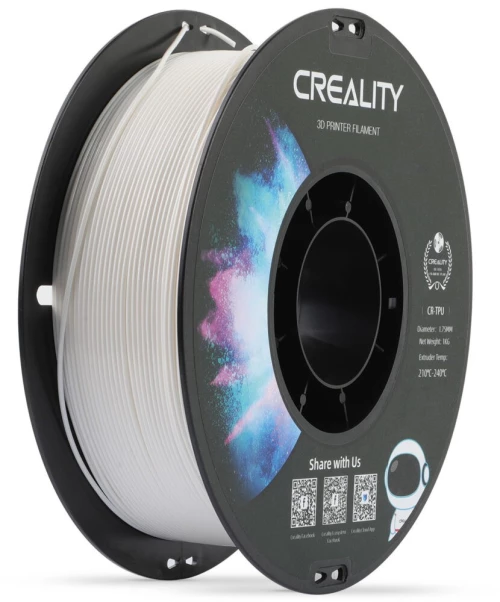 Creality CR-TPU White 3d Printer Soft Adhesive material Filament 1kg 1.75