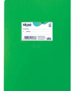 Τετράδιο ΜΚ Skag Super Διεθνές 17x25cm 80gr 50φύλλα πράσινο