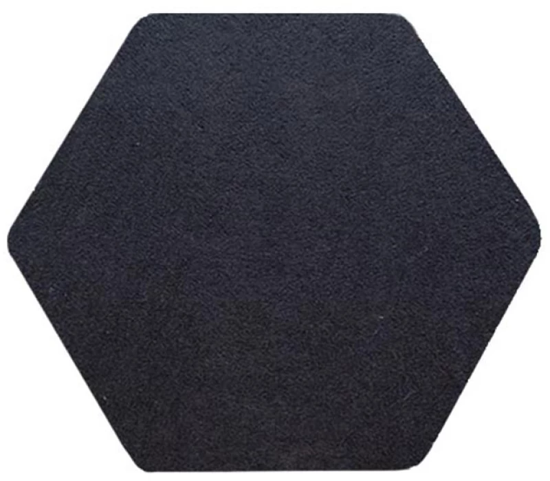 Audiodesigner ECOPLAN® Hexagon Ηχοαπορροφητικά Πάνελ 35 cm / 1.27 τ.μ. Μαύρο (4 Τεμάχια)