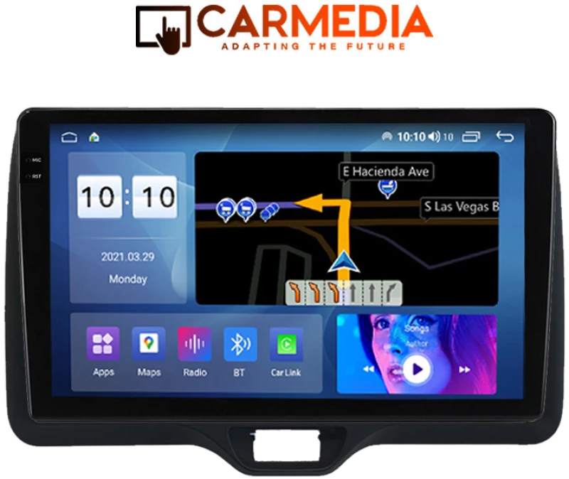 CARMEDIA CM81036-13 PLUS TABLET 10.36'' OEM TOYOTA YARIS 2020+ V2