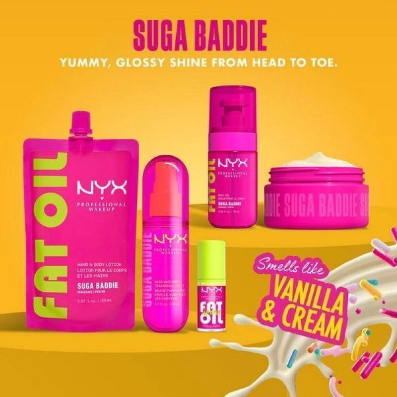 Nyx Professional Suga Baddie Hair & Body Mist 160ml