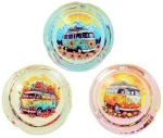 Τασάκι Γυάλινο Διαφανές Belfam - Cool Vans 8,5cm