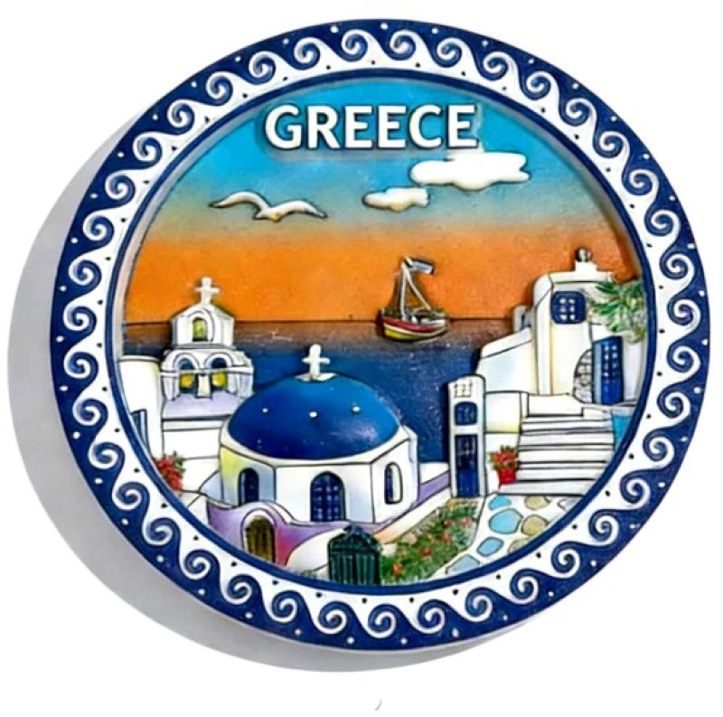 540025 ΤΟΥΡΙΣΤΙΚΟ ΜΑΓΝΗΤΑΚΙ SOUVENIR - ΣΕΤ 12PCS - GREECE - 678543