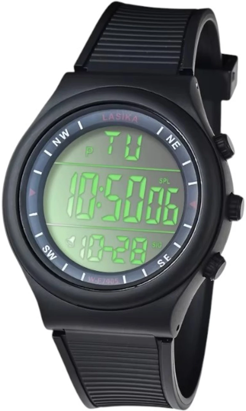 540711 ΨΗΦΙΑΚΟ ΡΟΛΟΙ ΧΕΙΡΟΣ - WF7005 - LASIKA - 115158 - BLACK/BLACK