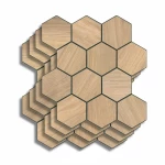 Αυτοκόλλητα πλακάκια Douceur d'intérieur - 25x23.2cm - 4τμχ - Γκρι