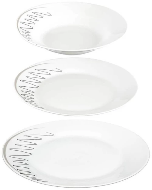 ΠΙΆΤΑ - ΣΕΤ ΔΕΊΠΝΟΥ/ΚΑΦΈ 18PCS SET TABLEWARE ESQUISSE 140594
