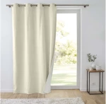 ΚΟΥΡΤΊΝΕΣ & ΚΟΥΡΤΙΝΌΞΥΛΑ CURTAIN WITH EYELETS 140 X 260 CM INSULATING/EMBOS
