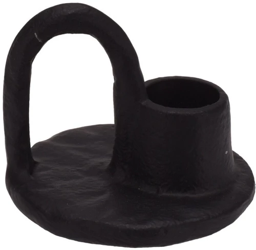 ΚΕΡΙΆ & ΚΗΡΟΠΉΓΙΑ CANDLE HOLDER 75X60MM BLACK A98050090