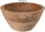 Ξύλινο μπολ για σερβίρισμα - 15x6.5cm