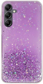 Vivid Liquid Glitter Case Samsung Galaxy A55 5G Purple/Multicolor