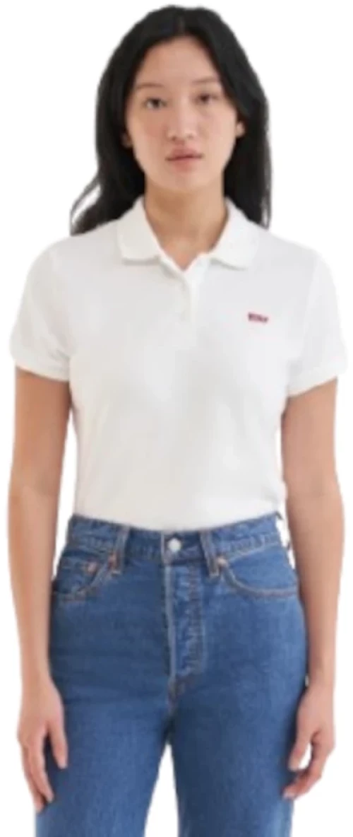 Levi's® Women Slim Polo Shirt White