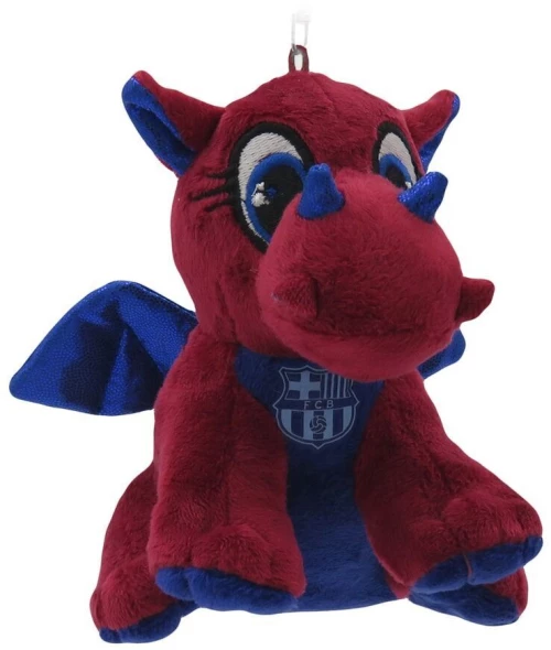 FC Barcelona Dragon plush keychain