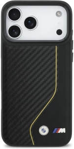BMW M Carbon Line & Logo MagSafe Case for iPhone 17 Pro Max - Yellow