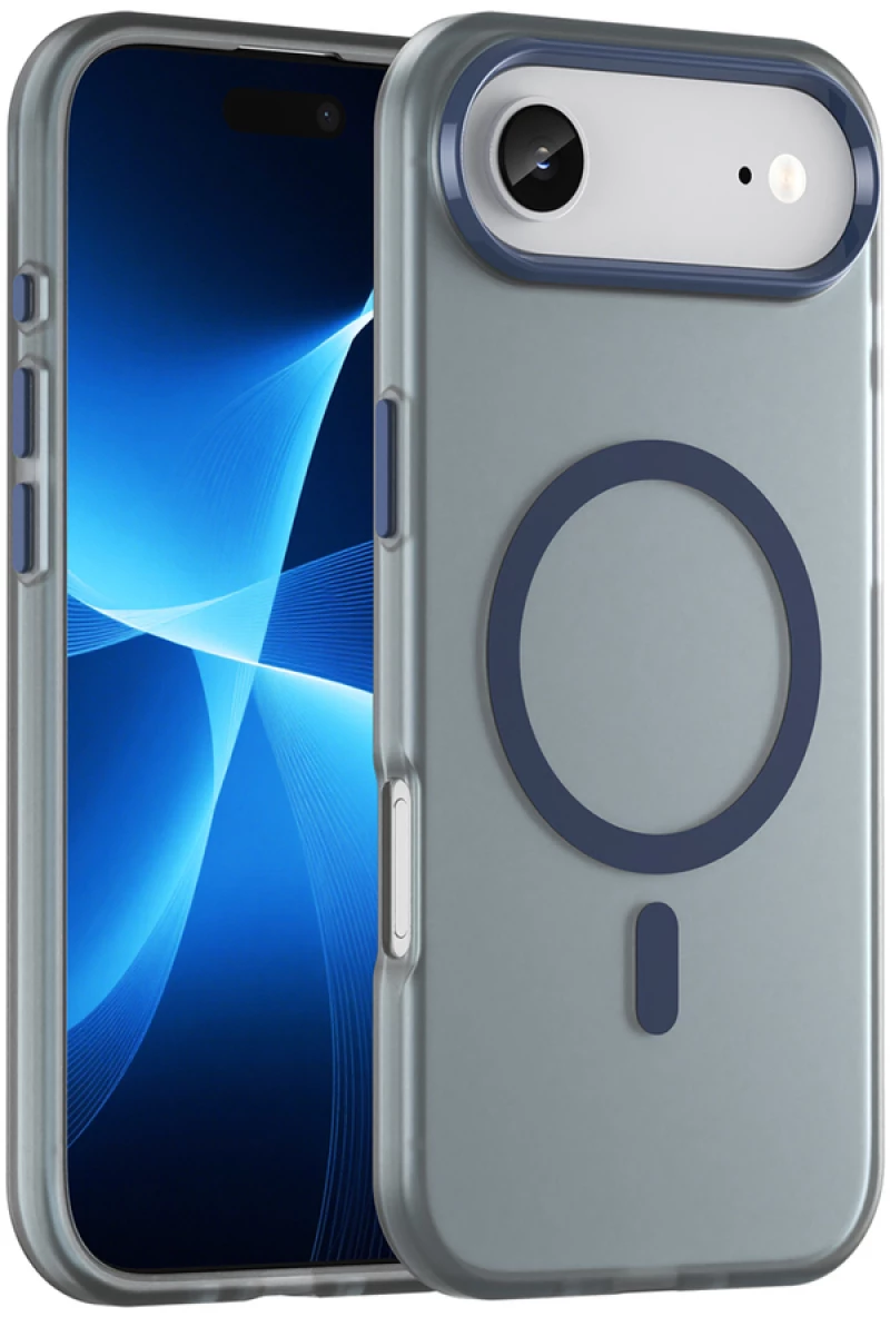 Magnetic Abrasive iPhone 17 Air Case Compatible with MagSafe - Matte Blue