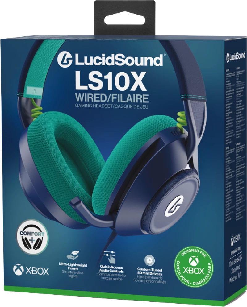 PowerA - LucidSound LS10X Gen 2 Wired Gaming Headset for Xbox Series X - S - Mariner Blue / Xbox Series X