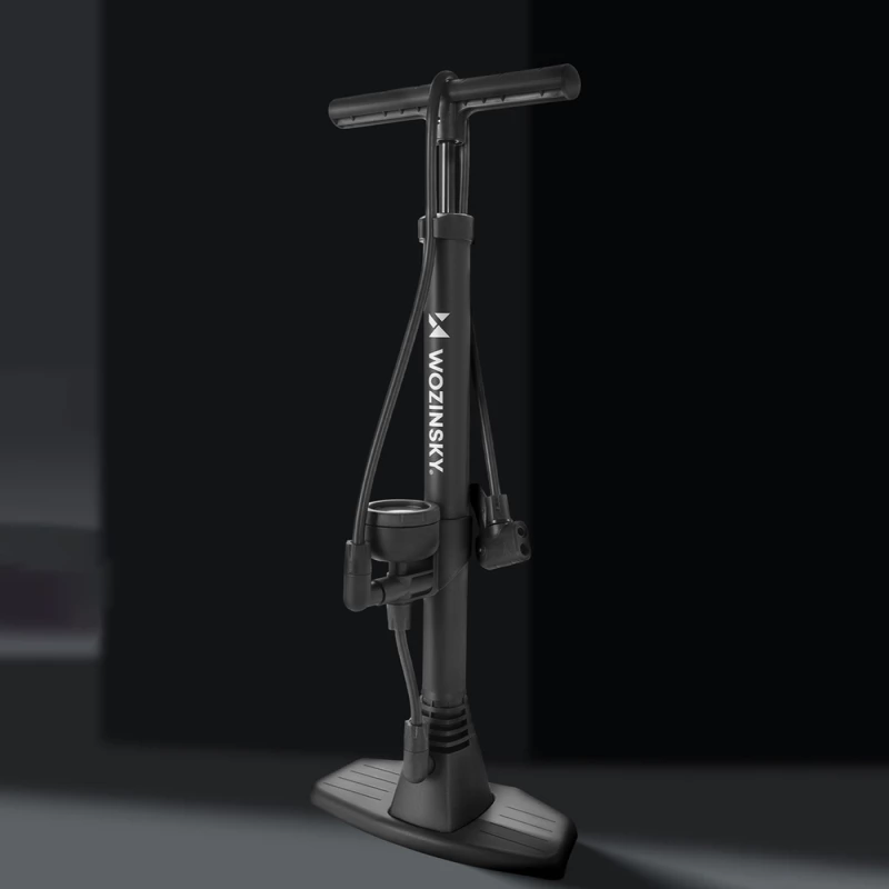 Wozinsky WPR-02 Floor Bicycle Pump - Black