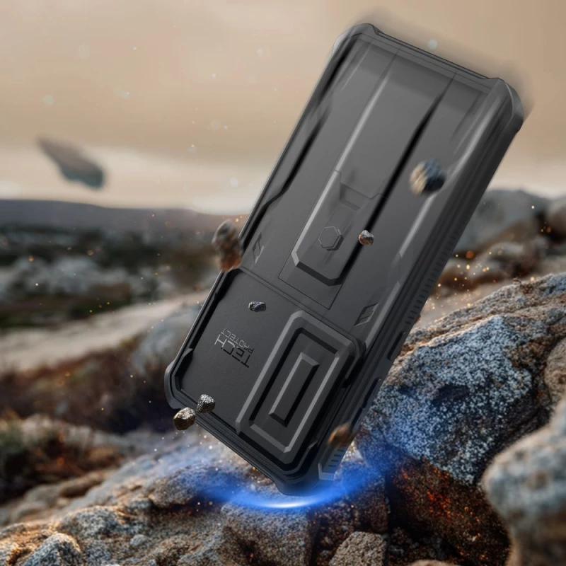 Tech-Protect Kevlar Cam+ Case for Samsung Galaxy S25 FE - Black