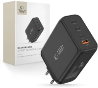 Tech-Protect NC240W-GaN 4-Port 240W Wall Charger - Black