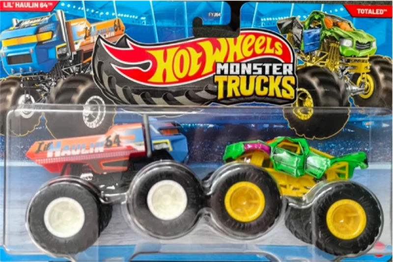 Hot Wheels -  Monster Trucks 1:64 Pack -  Lil Haulin 64 (JLV75) / Toys