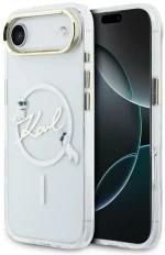 Karl Lagerfeld IML Choupettes Karl Script Logo MagSafe iPhone Air Case - Clear