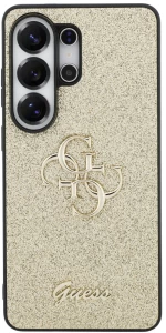 Guess Fixed Glitter Big 4G Metal Logo case for Samsung Galaxy S26 Ultra - gold