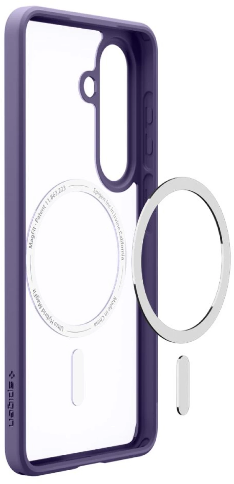 Spigen Ultra Hybrid Mag MagSafe Case for Samsung Galaxy S26+ - Clear Navy Blue