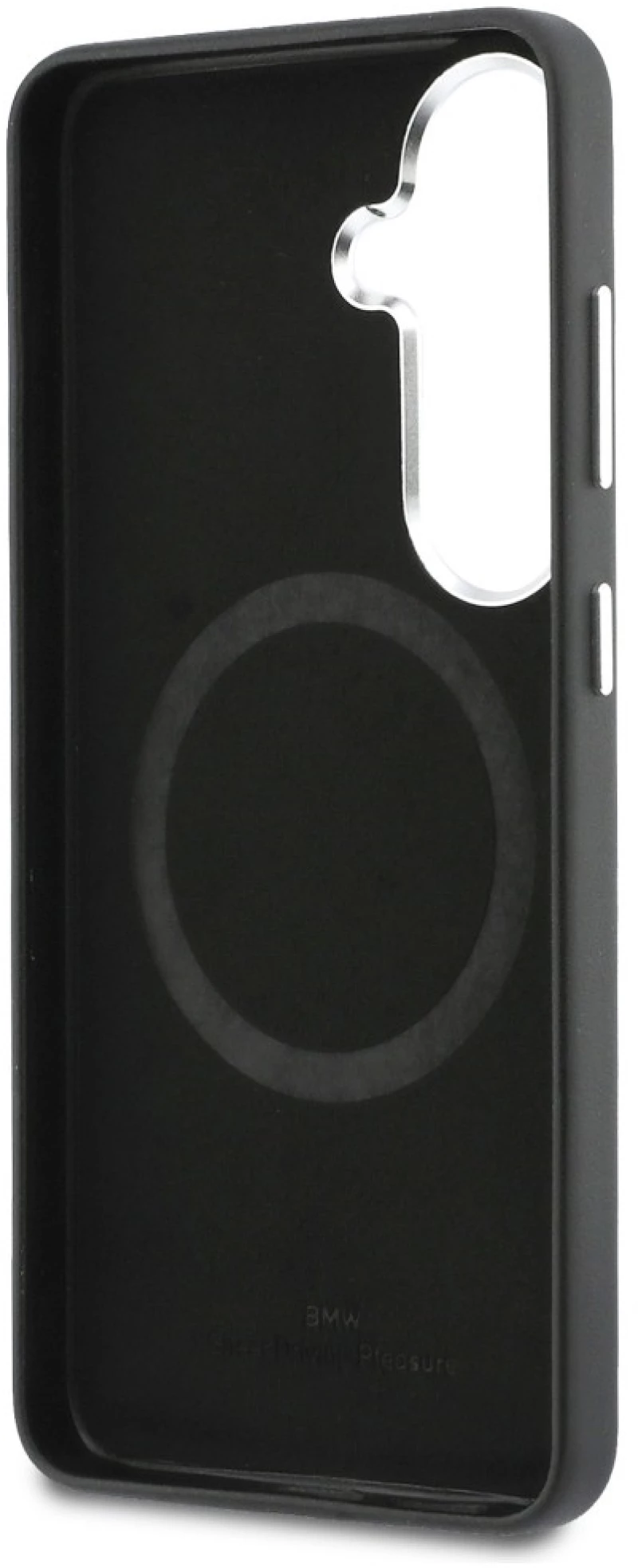 BMW Sign Metal Logo MagSafe Case for Samsung Galaxy S26+ - Black