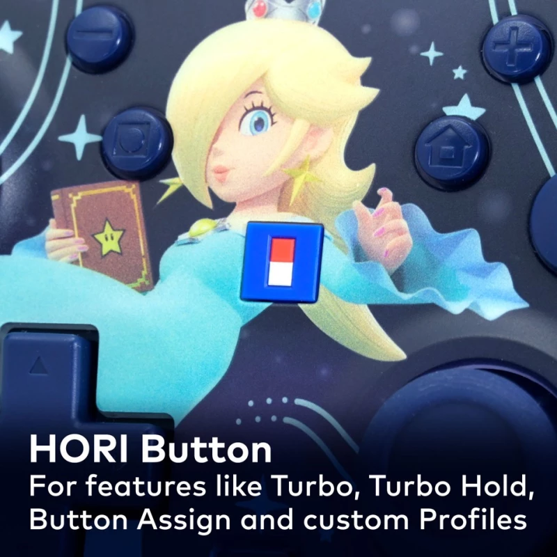 HORI - Wireless Horipad Turbo - Universe Rosalina - Nintendo Switch 2 - Purple / Nintendo Switch 2