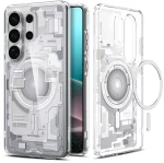 Spigen Ultra Hybrid Mag MagSafe Case for Samsung Galaxy S26 Ultra Zero One - Clear and White