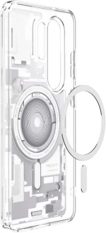 Spigen Ultra Hybrid Mag MagSafe Case for Samsung Galaxy S26 Ultra Zero One - Clear and White