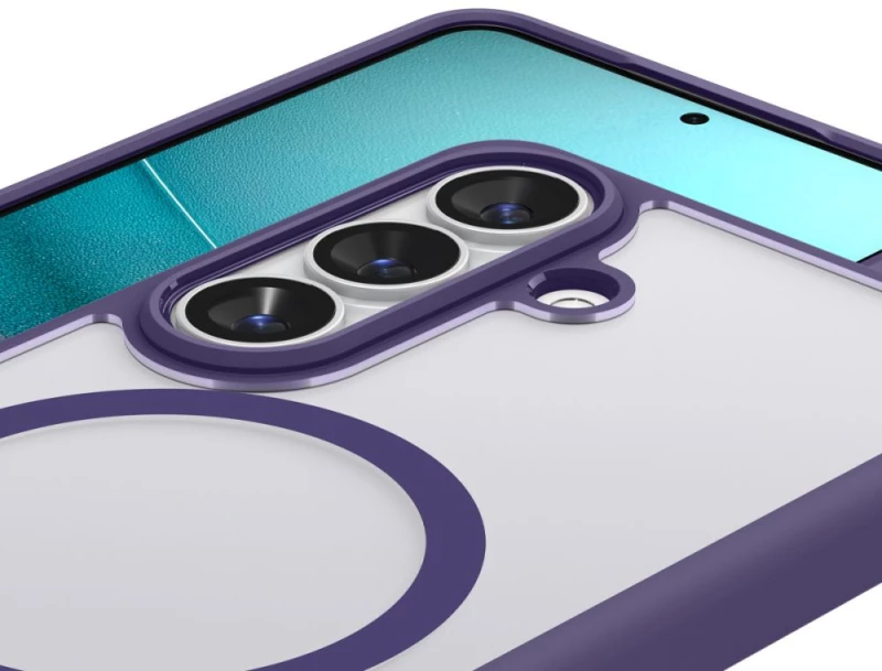 Spigen Ultra Hybrid Mag MagSafe Case for Samsung Galaxy S26 - Clear Purple