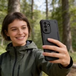 Tech-Protect Rugged Shield Case for Samsung Galaxy A57 5G - Translucent Black