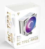 MODECOM Volcano 0C T721 ARGB Processor Air cooler 12 cm White