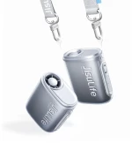 Jisulife Neck Fan 5 4500mAh Mini Fan with Lanyard - Black