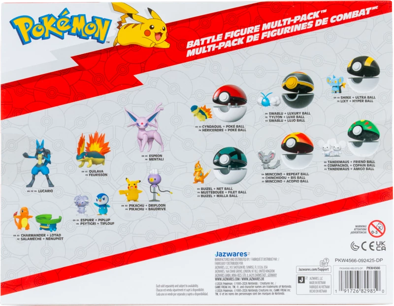 Pokémon - Battle Figure 6 PK (PKW4566) / Toys