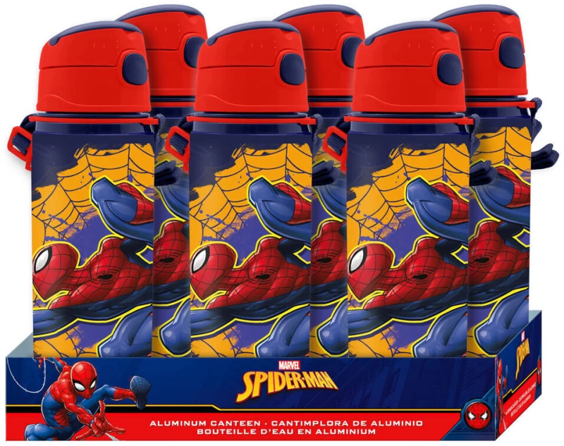 Marvel Spiderman aliminum bottle 600ml