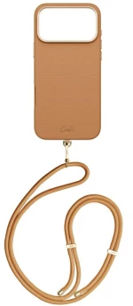 Uniq Coehl Mirelle Case for iPhone 17 Pro Max Magnetic Charging - Brown