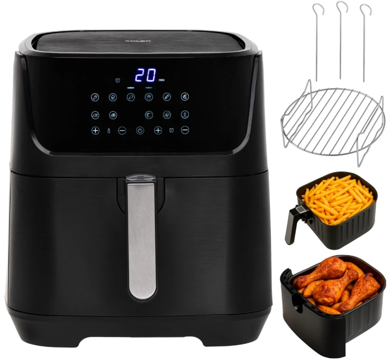 Adler AD 6317 Oil-Free Air Fryer, Black