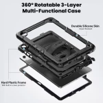 Tech-Protect Solid Case for Samsung Galaxy Tab A9+ / A11+ Plus 11.0 X210 / X215 / X216 / X230 / X235 / X236 - Black