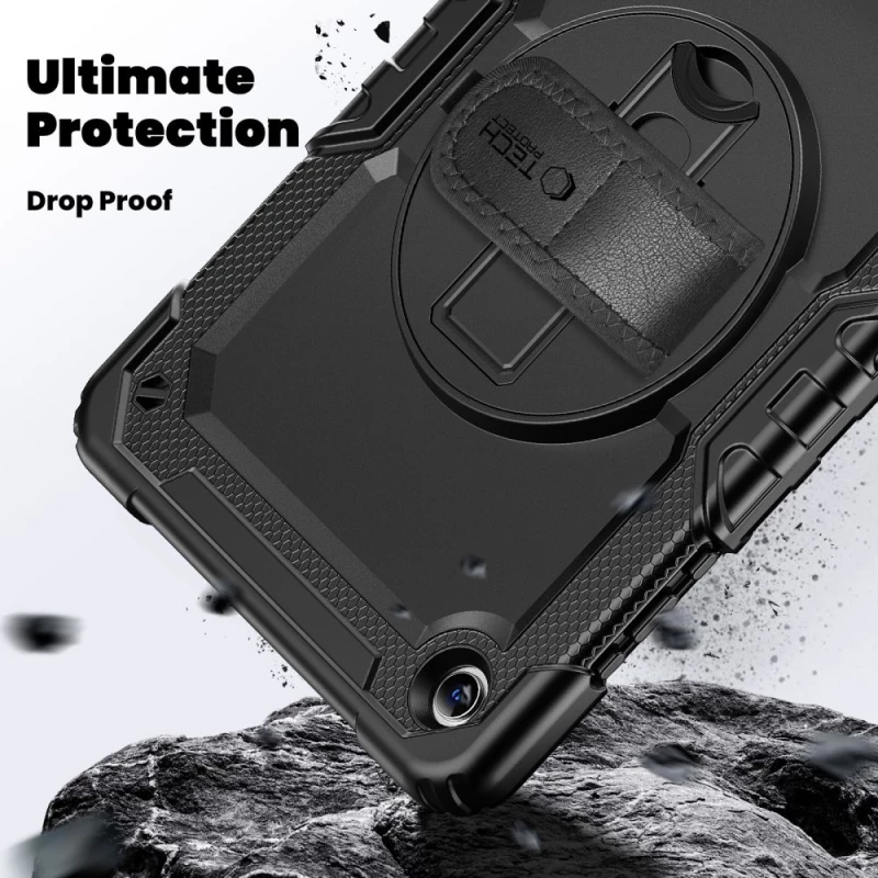 Tech-Protect Solid Case for Samsung Galaxy Tab A9+ / A11+ Plus 11.0 X210 / X215 / X216 / X230 / X235 / X236 - Black