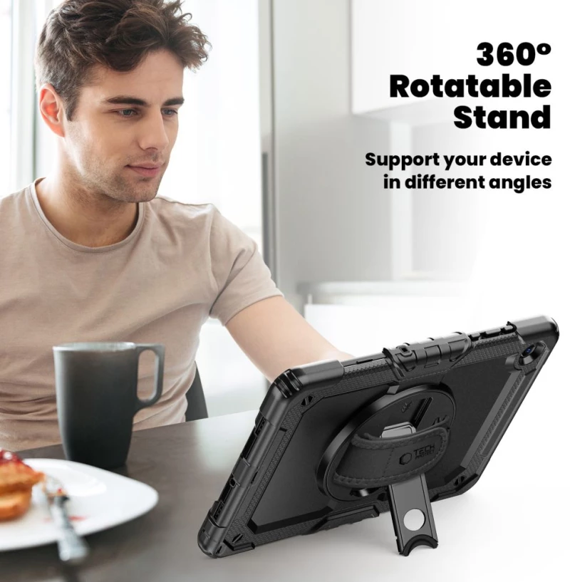 Tech-Protect Solid Case for Samsung Galaxy Tab A9+ / A11+ Plus 11.0 X210 / X215 / X216 / X230 / X235 / X236 - Black