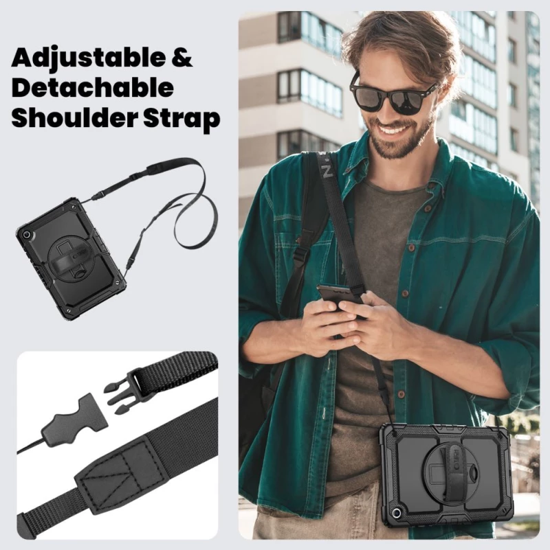 Tech-Protect Solid Case for Samsung Galaxy Tab A9+ / A11+ Plus 11.0 X210 / X215 / X216 / X230 / X235 / X236 - Black
