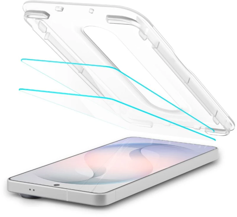 Spigen Glas.tR EZ Fit Pro AC Anti Reflection Tempered Glass 2-Pack for Samsung Galaxy S26