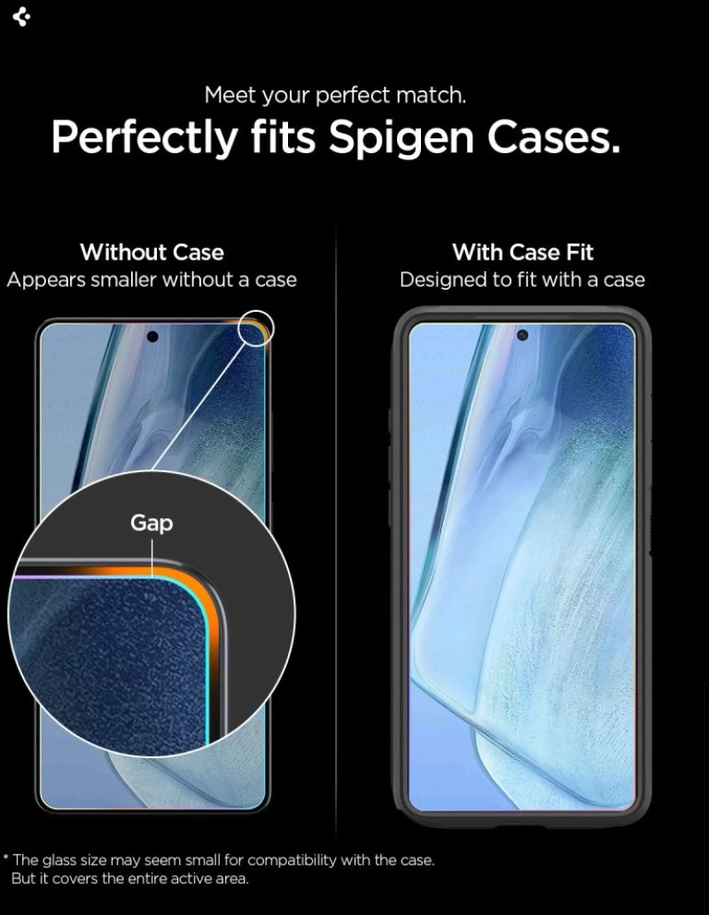 Spigen Glas.tR EZ Fit Pro AC Anti Reflection Tempered Glass 2-Pack for Samsung Galaxy S26